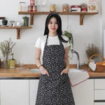 나뭇잎열매 원피스형 앞치마