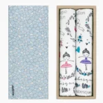 발레공주 아사손수건   ( 연핑크+바이올렛 )